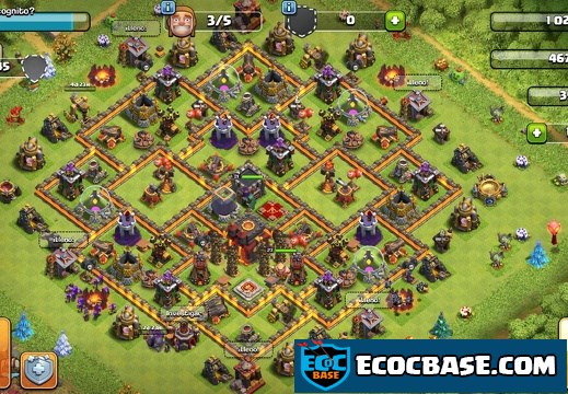 #1293 Farming and Trophy Base Layout TH10, Proteger Elixir Oscuro